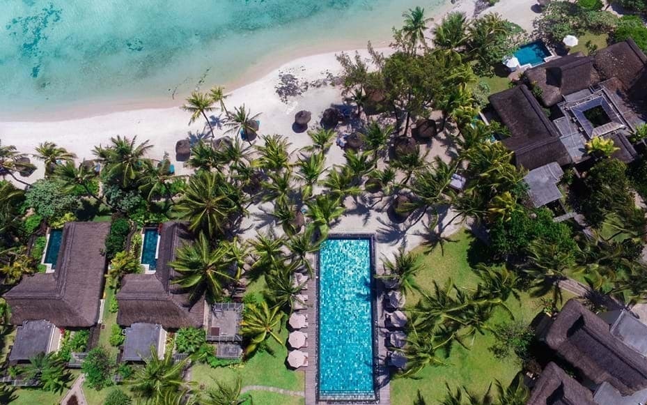 Letecký pohľad na Constance Le Prince Maurice