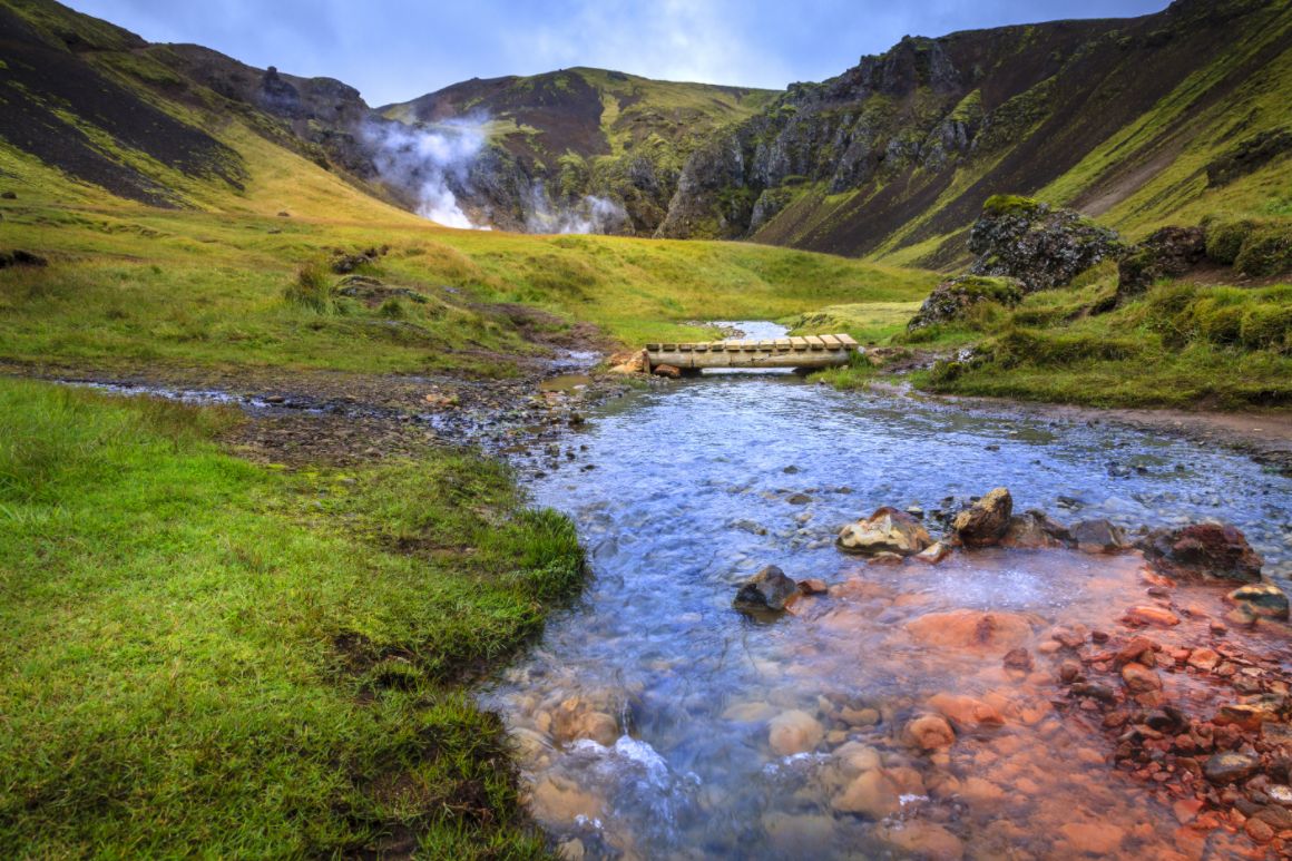 Termálne údolie Reykjadalur