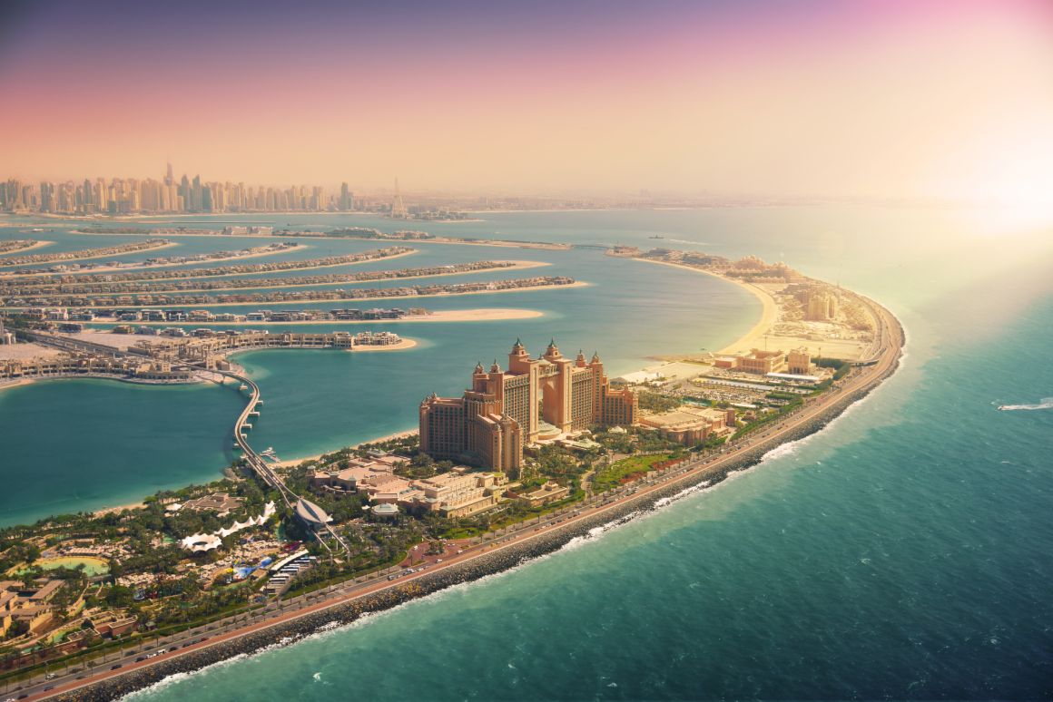 Umelé ostrovy Palm Islands