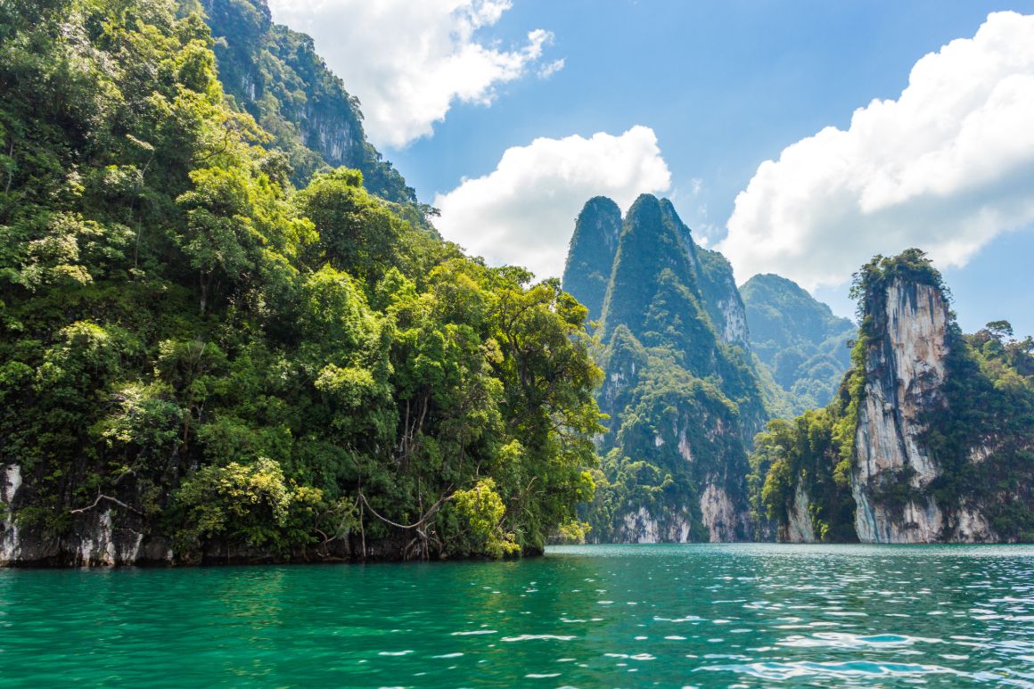 Krajina národného parku Khao Sok