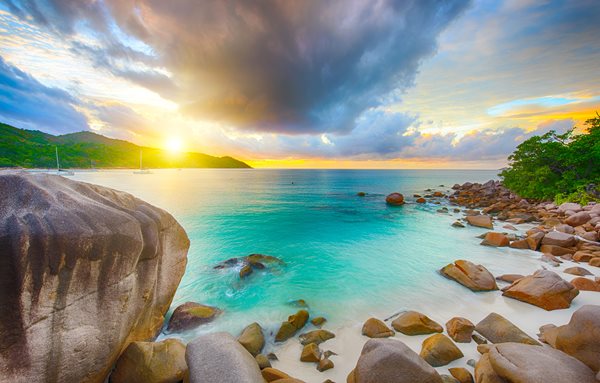 Anse Lazio Beach na Seychelách