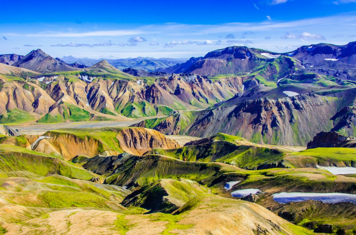 Pohorie Landmannalaugar