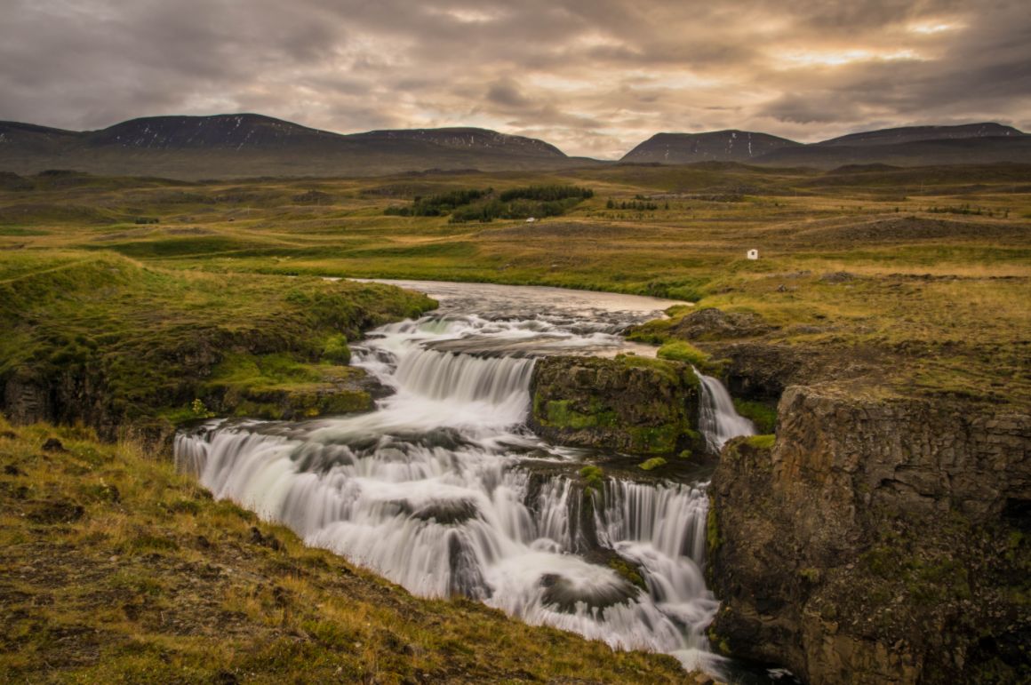 Vodopád Reykjafoss