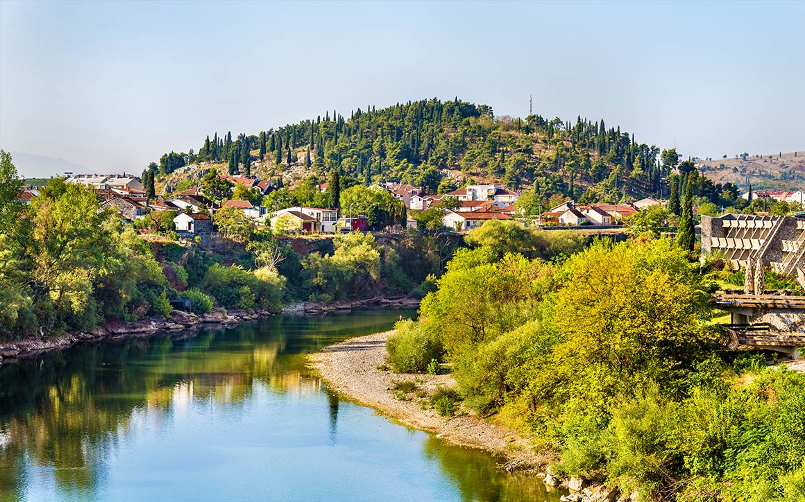 Rieka Morača v Podgorici