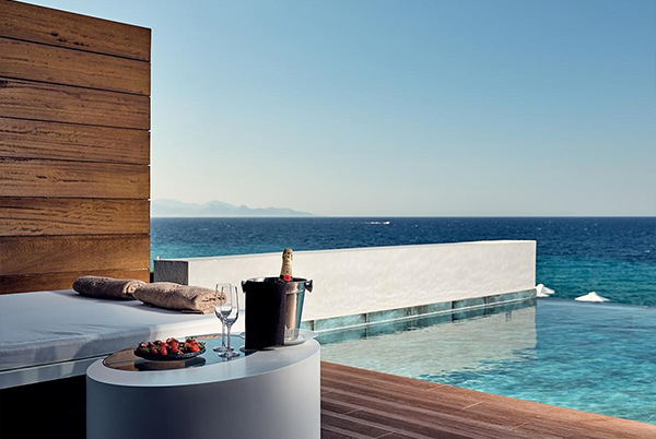 Lesante blue, apartmán so súkromným bazénom pre novomanželov