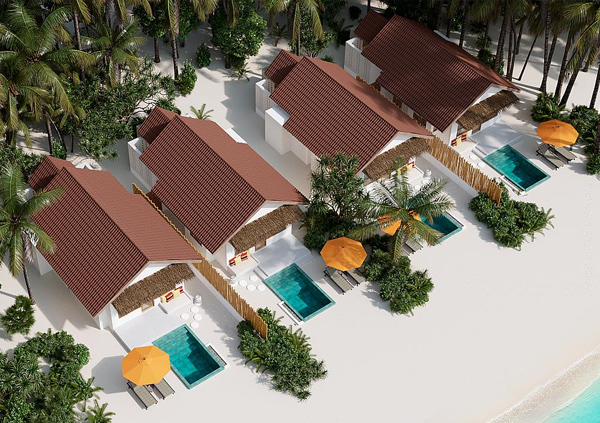 Oblu Select Lobigili, plážová vila s bazénom